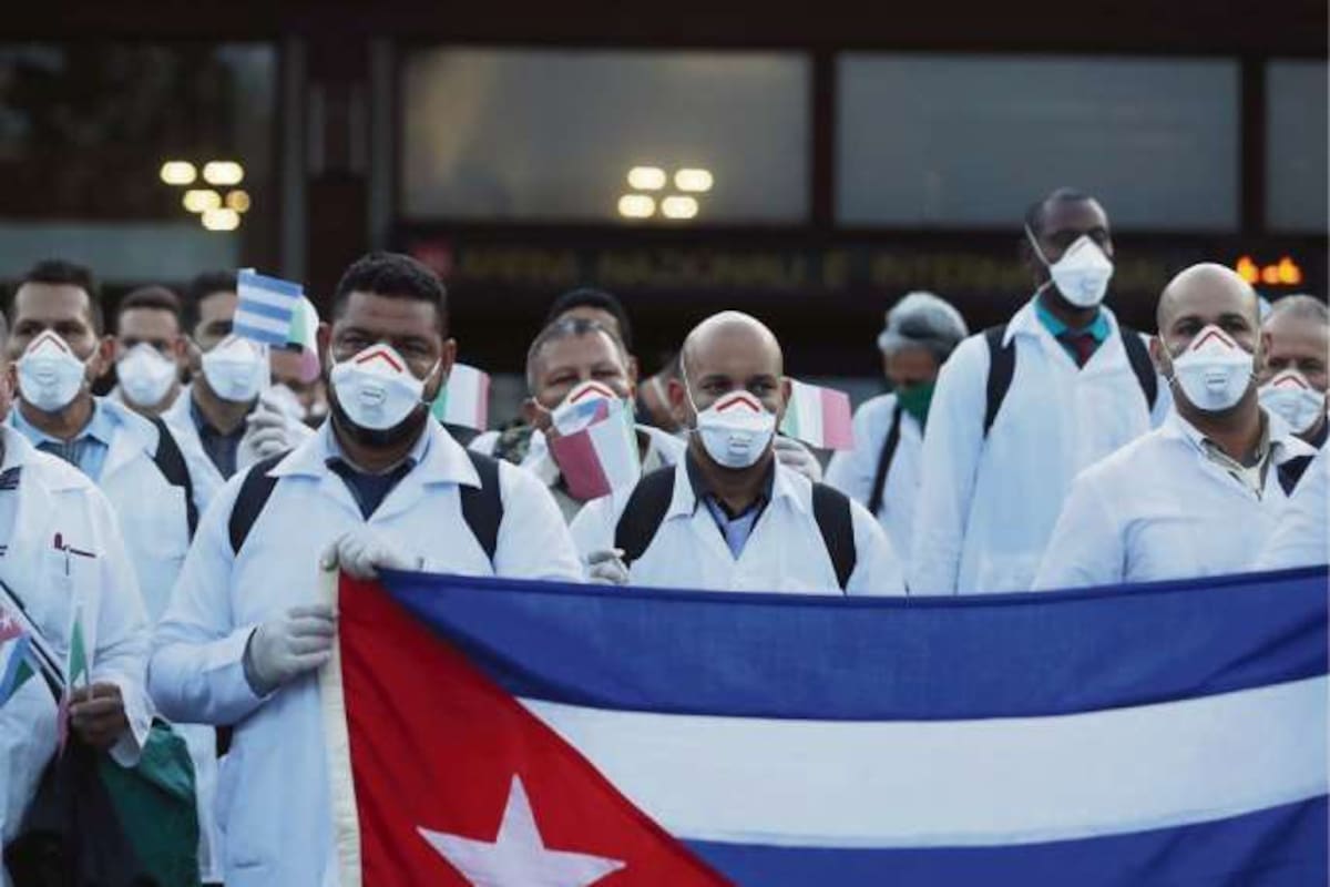 Médicos cubanos colaboran en Italia para tratar la enfermedad,145x102mm