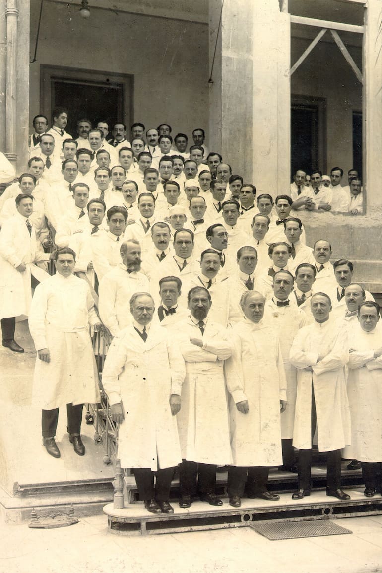 Médicos en el Hospital Italiano