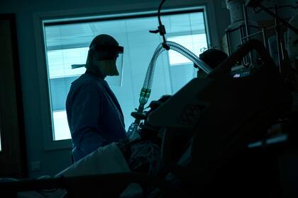 Médicos trabajando en un hospital de Bélgica