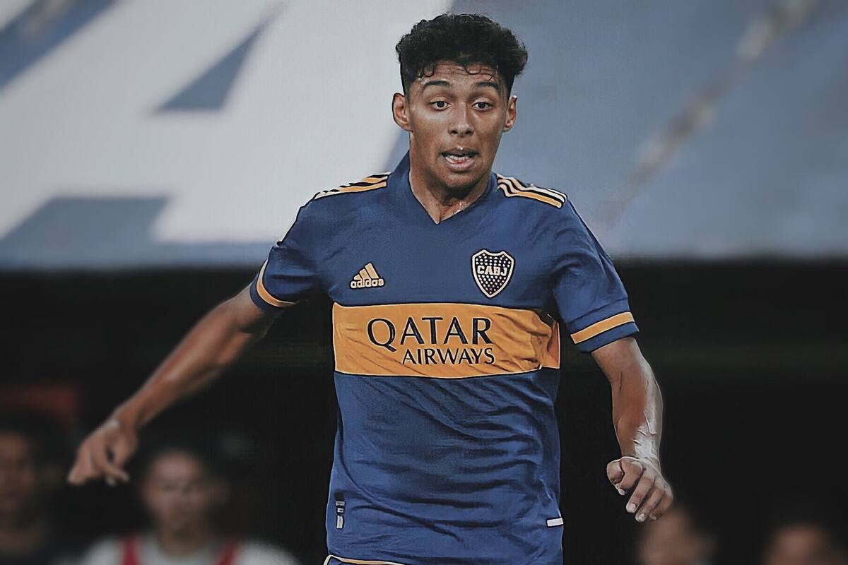 Medina debutó hace una semana, frente a Gimnasia, en la Bombonera