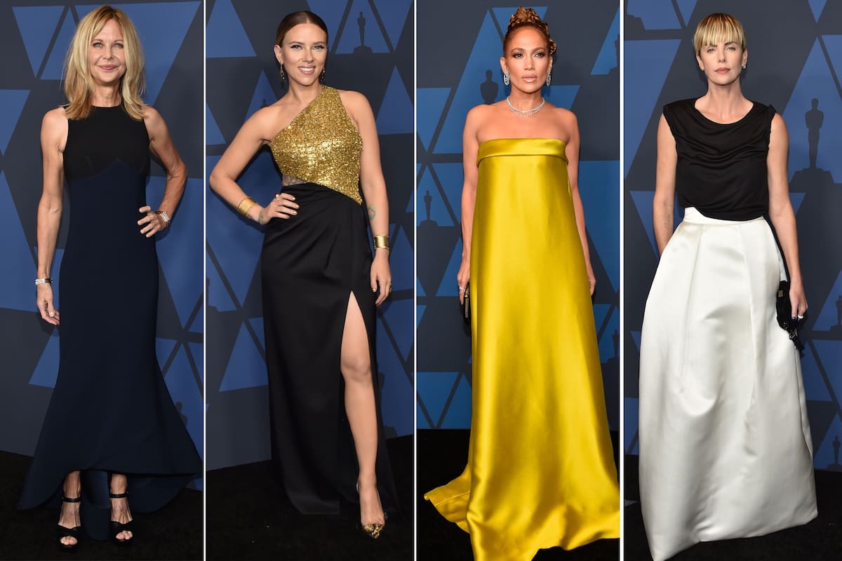 Meg Ryan, Scarlett Johansson, Jennifer Lopez y Charlize Theron dijeron presente en el primer gran evento previo a la entrega de los Oscar