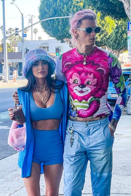 Megan Fox y Machine Gun Kelly en 2022