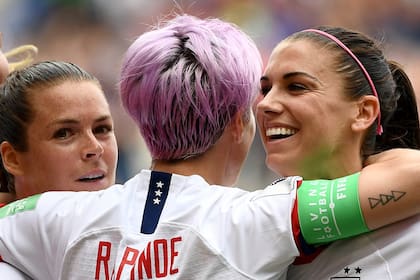 Megan Rapinoe de Estados Unidos