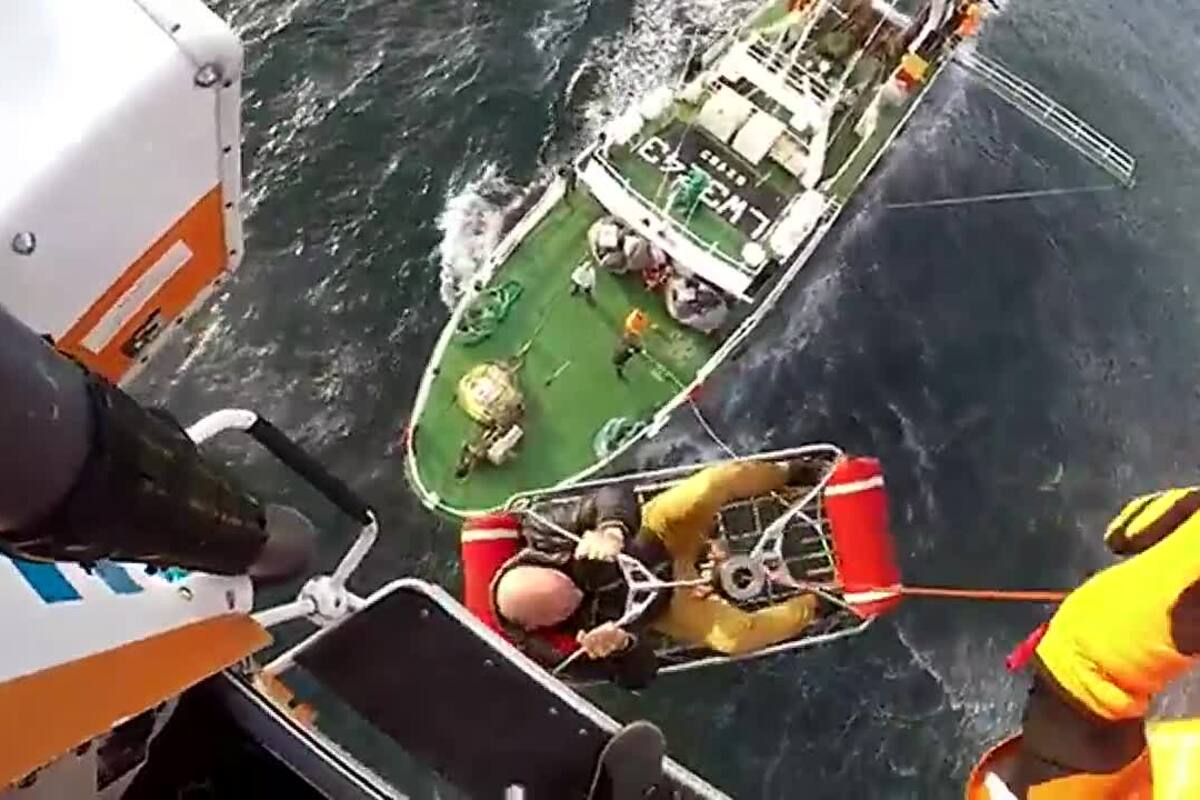 Megaoperativo en el mar de la Prefectura Naval