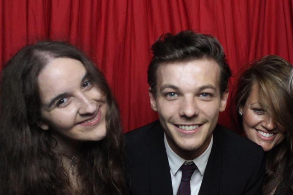 Meghan Bari junto a Louis Tomlinson, de One Direction, uno de los embajadores de su fundación Believe in Magic (Daily Mail)