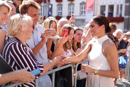Meghan, duquesa de Sussex, en Dusseldorf, Alemania. (Chris Jackson/Getty Images for Invictus Games Dusseldorf 2023)