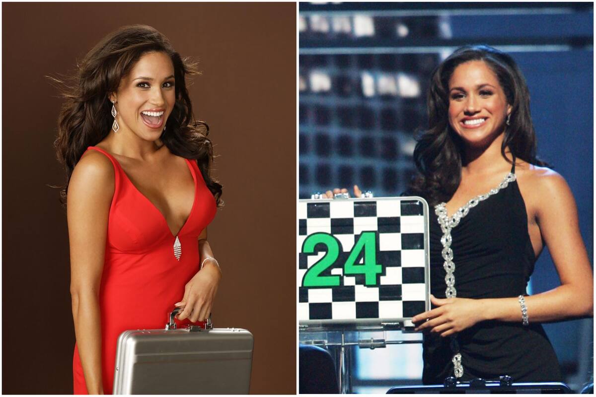 Meghan Markle durante su participación en un conocido show de juegos estadounidense