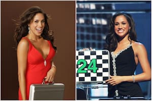 Meghan Markle durante su participación en un conocido show de juegos estadounidense