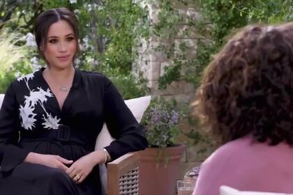 Meghan Markle, en la entrevista con Oprah