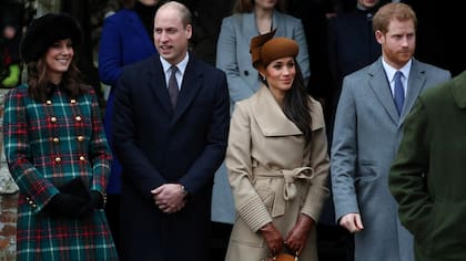 Meghan Markle pasa su primera navidad junto a la familia Real británica