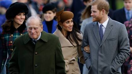 Meghan Markle pasa su primera navidad junto a la familia Real británica