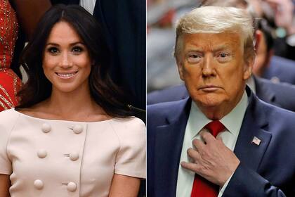 Meghan Markle y Donald Trump