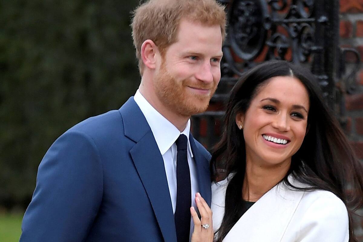 Meghan Markle y Harry, el día del anuncio de su boda