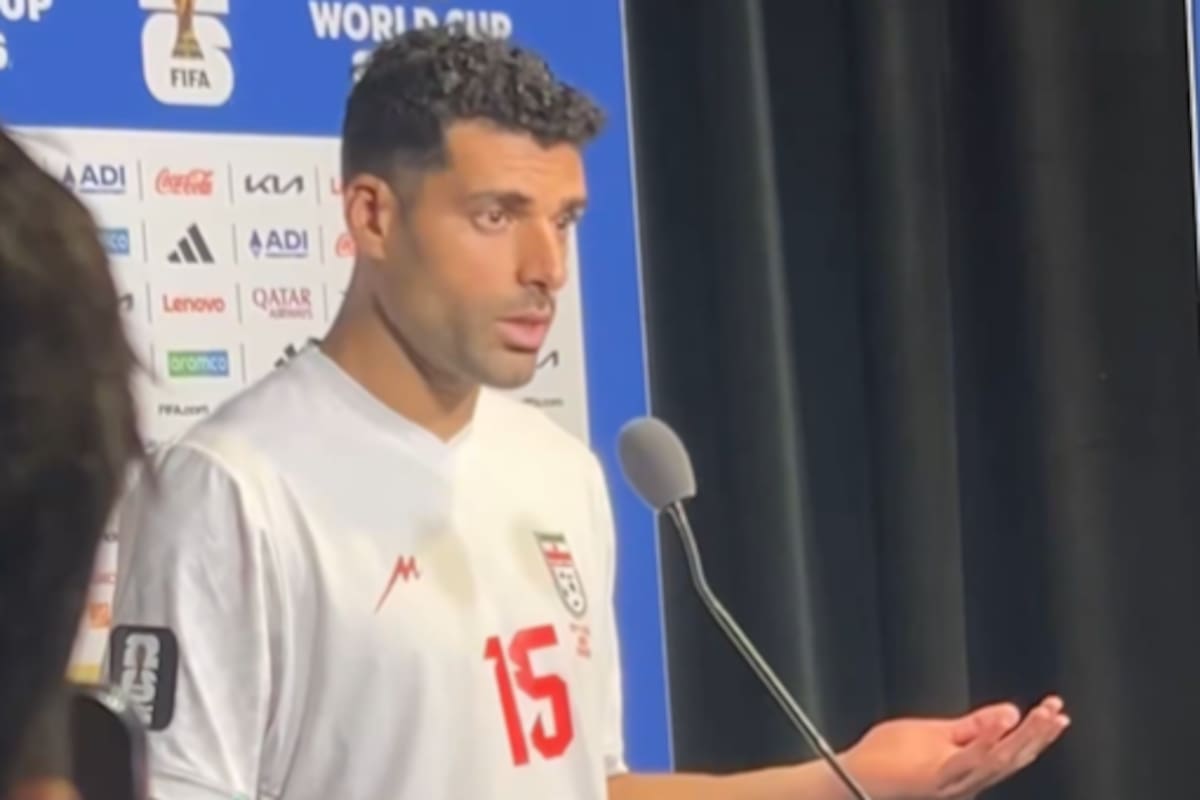Mehdi Taremi, capitán de la selección de Irán, criticó a la FIFA