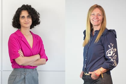 Mehrnoosh Arrar y Gabriela Pagnussat