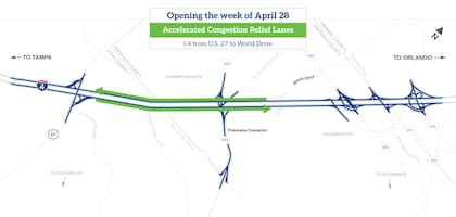 Mejoras en la I-4: un carril adicional por sentido busca reducir hasta 30% los tiempos de viaje en horas pico