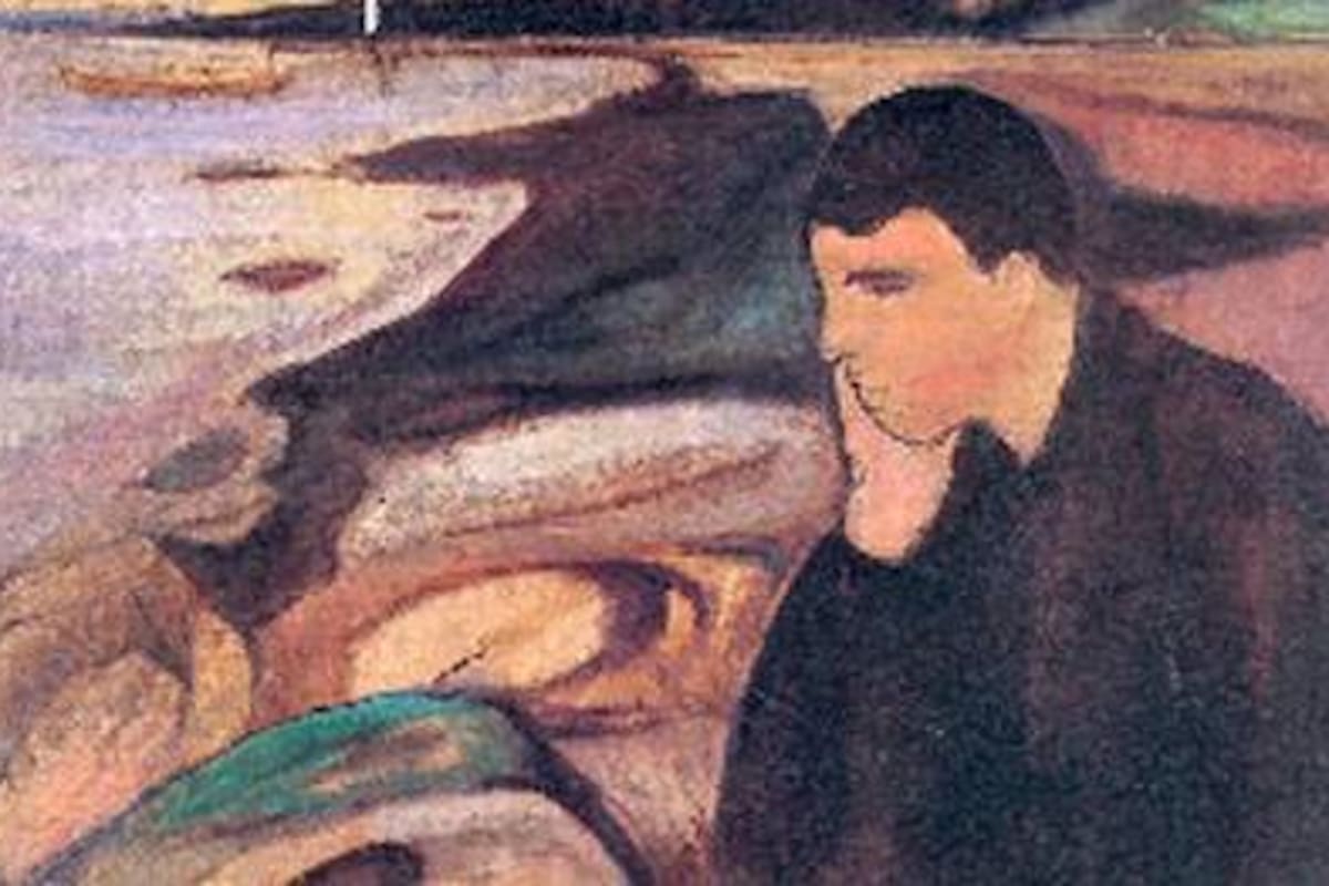 "Melancolía", conocida obra del artista plástico noruego Edvard Munch