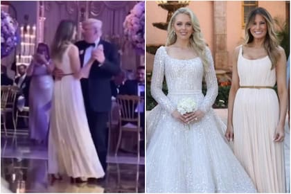 Melania Trump asistió al matrimonio de su hijastra Tifanny