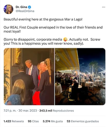 Melania Trump tras la acusación