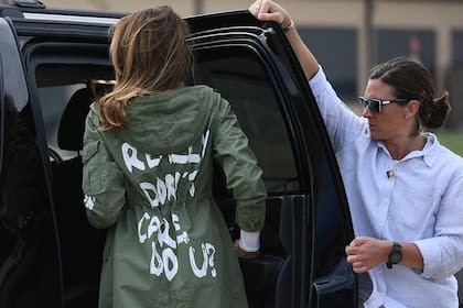 Melania Trump y su desafortunada campera