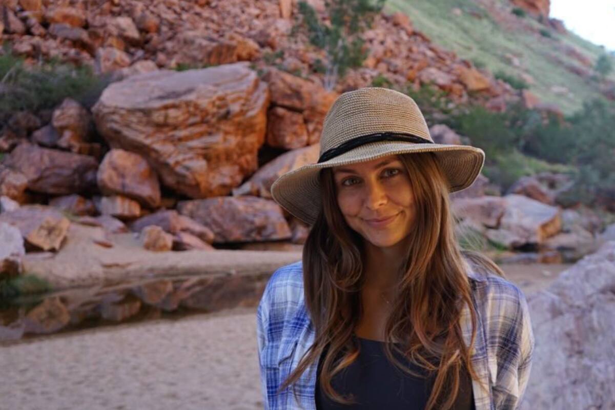 Melanie Gordon Decidió mudarse de Colorado EE.UU. a Santa Catalina Panamá. Foto: Instagram @livinginflowco