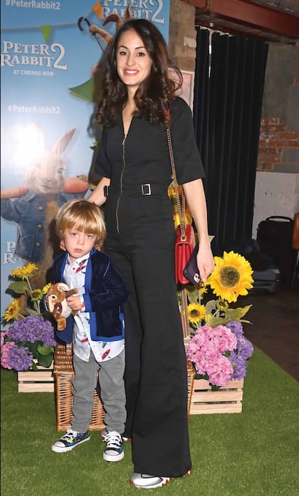 Melanie Hamrick y el pequeño Dev, quién nació en 2016 fruto de su amor con Mick Jagger