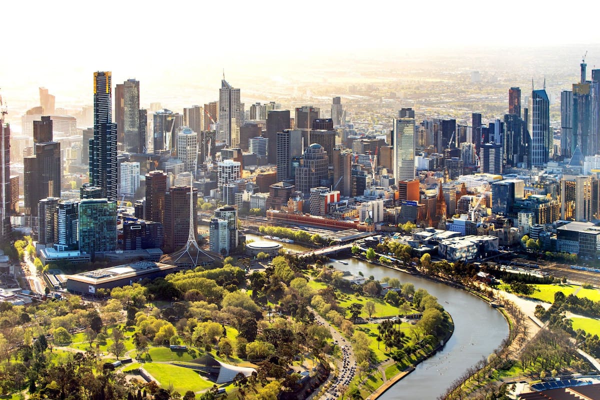 Melbourne, la ciudad que más avanzó en el proyecto de que todas las necesidades de la población estén a 20 minutos de distancia, a pie o en bicicleta.