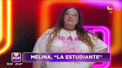 Melina, la estudiante, inició el programa con 152,1 kilogramos