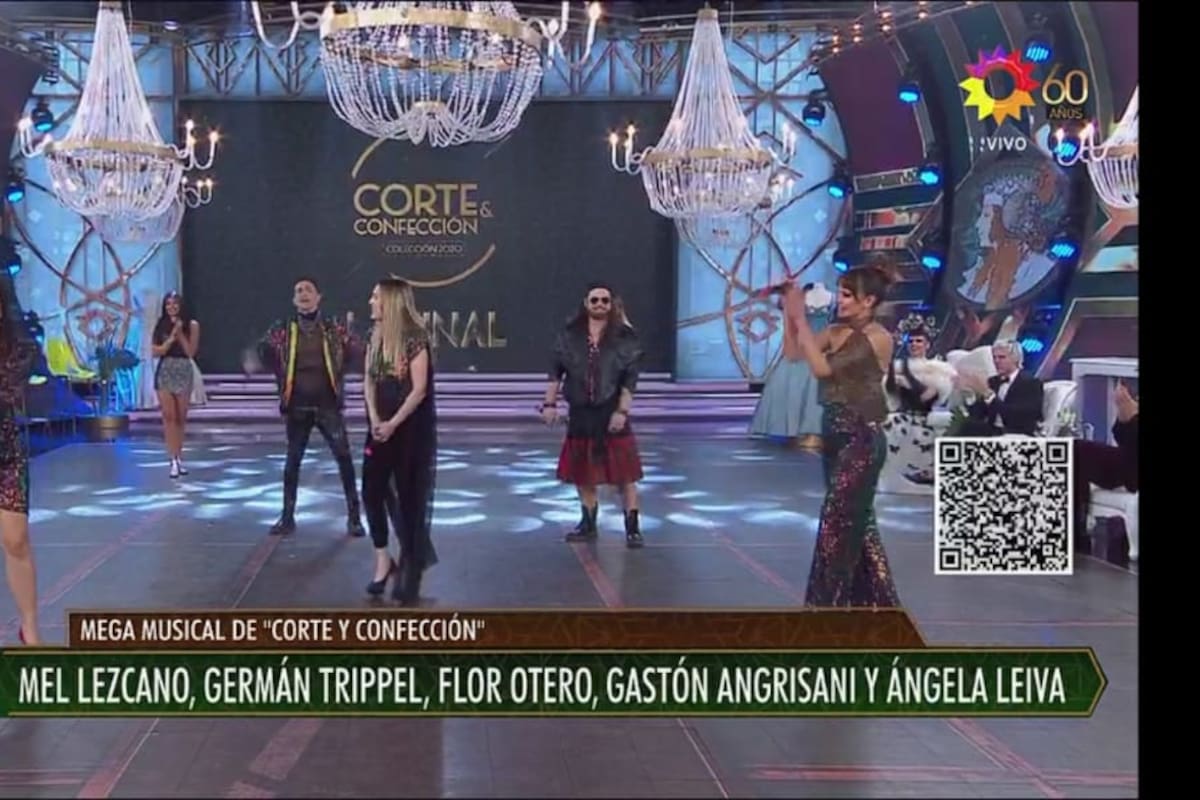 Melina Lescano, Flor Otero, Angela Leiva y Gaston Tripell cantaron en Corte y confección