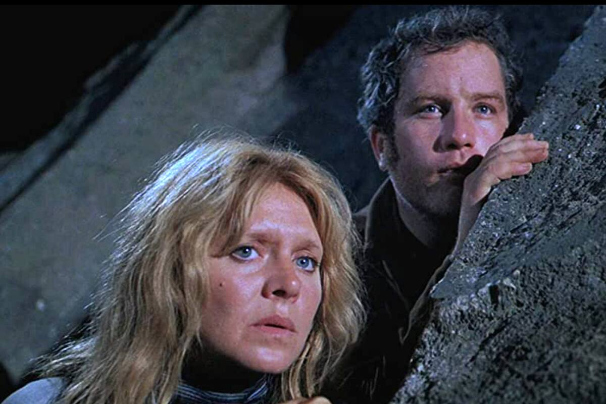 Melinda Dillan y Richard Dreyfuss en Encuentros cercanos del tercer tipo, la película de Steven Spielberg que tuvo varias versiones desde su estreno, en 1977