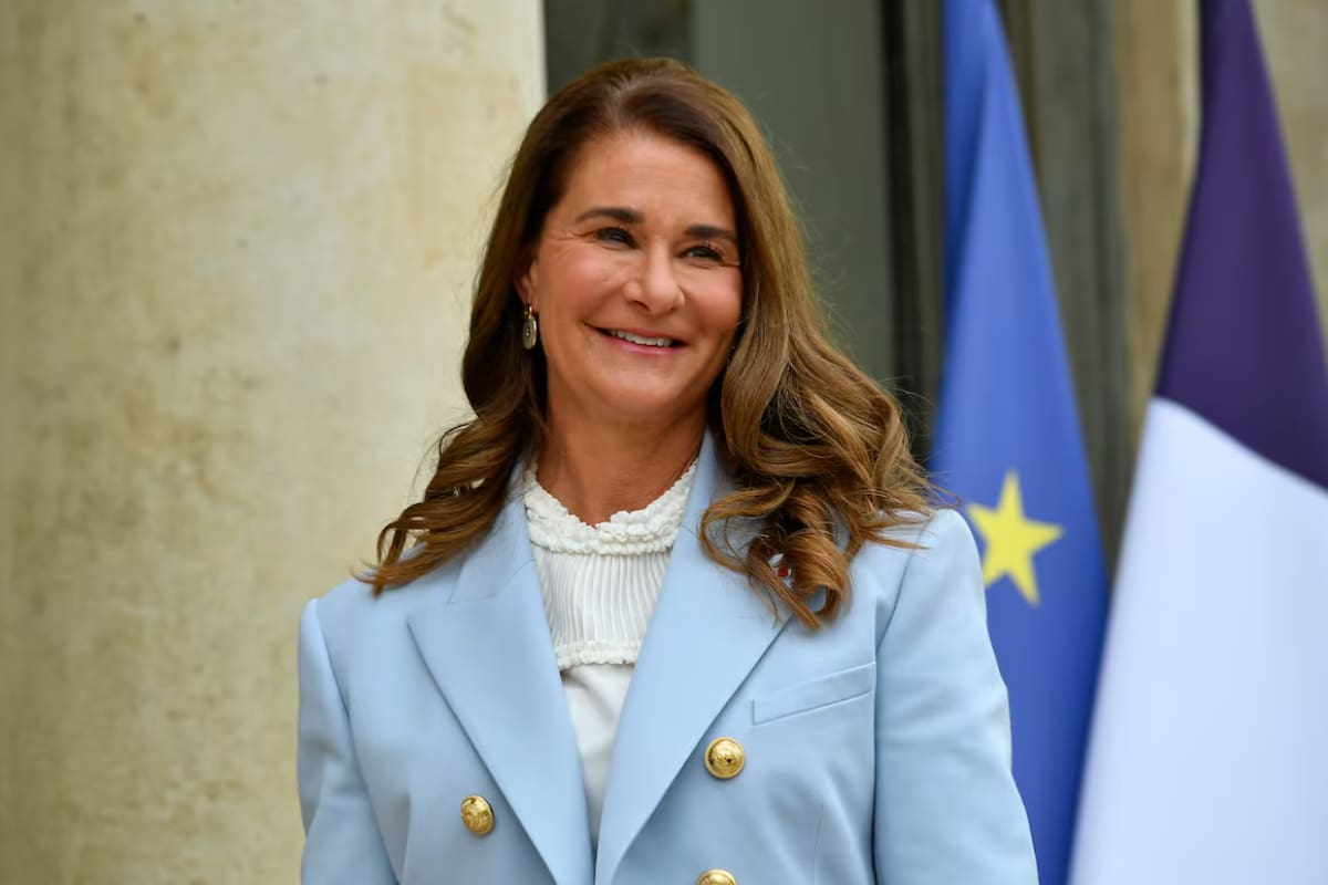 Melinda French Gates, a su llegada al palacio del Elíseo para un foro auspiciado por el presidente de Francia, Emmanuel Macron, el 1 de julio de 2021, en París.
Aurelien Meunier (Getty Images)