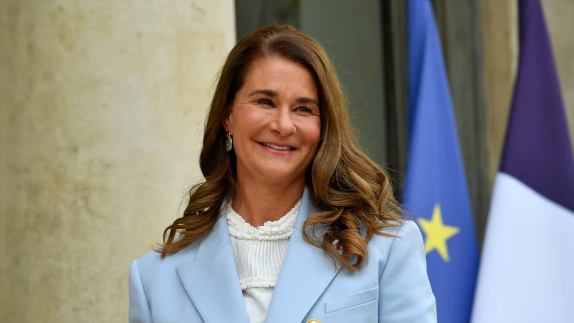 Melinda French Gates, a su llegada al palacio del Elíseo para un foro auspiciado por el presidente de Francia, Emmanuel Macron, el 1 de julio de 2021, en París.
Aurelien Meunier (Getty Images)