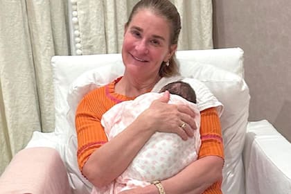 Melinda Gates compartió la primera foto con su nieta