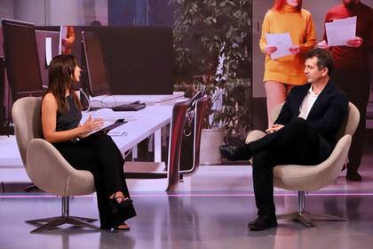 Melisa Reinhold (LA NACION) y Marcelo Grimoldi (Egon Zehnder Argentina)