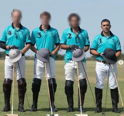 Melitón López con su equipo Lista Blanca.