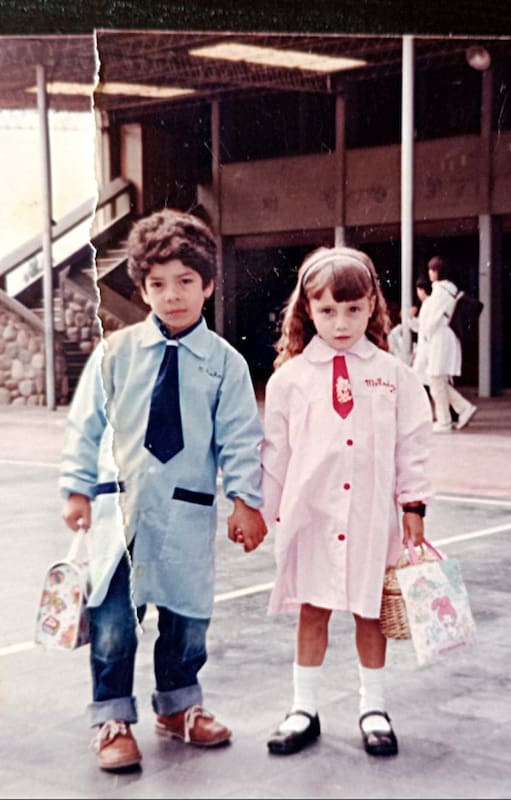 Melody y Nicolás se conocieron en el jardín