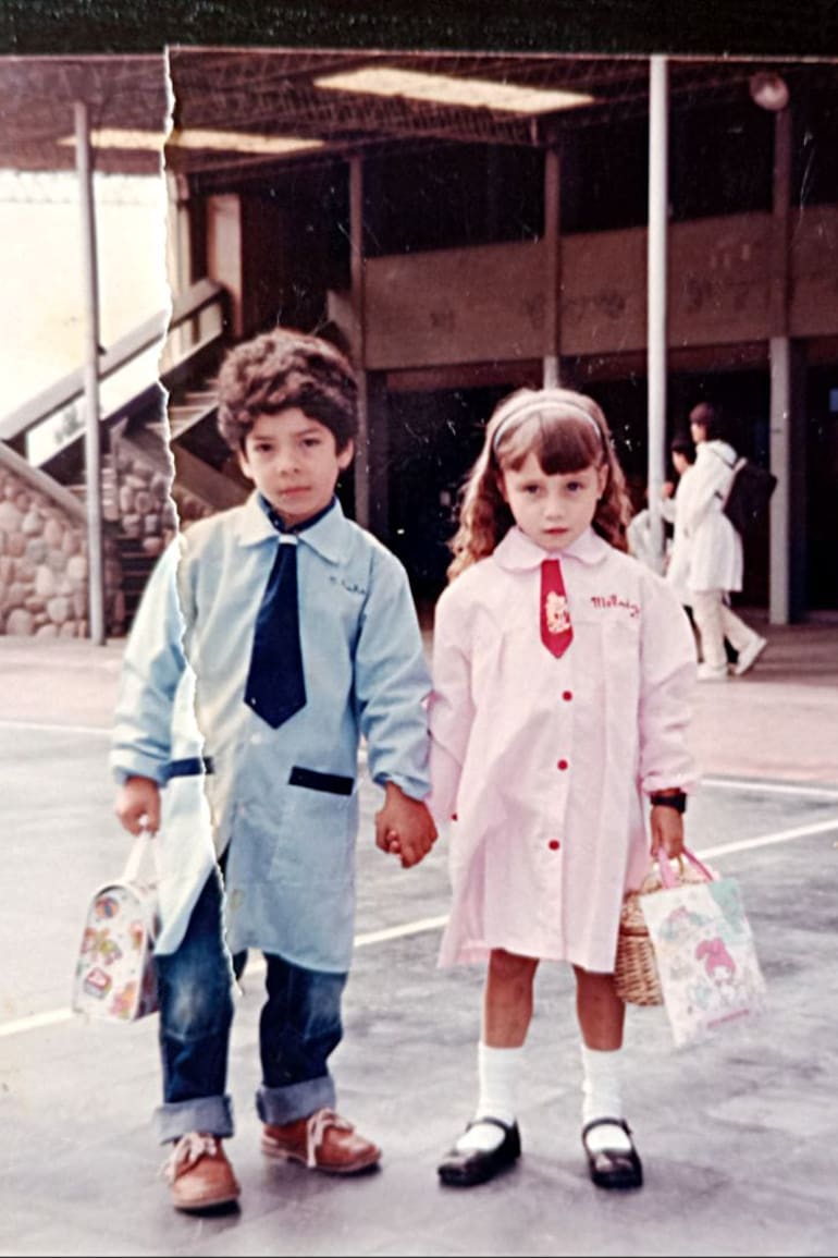 Melody y Nicolás se conocieron en el jardín