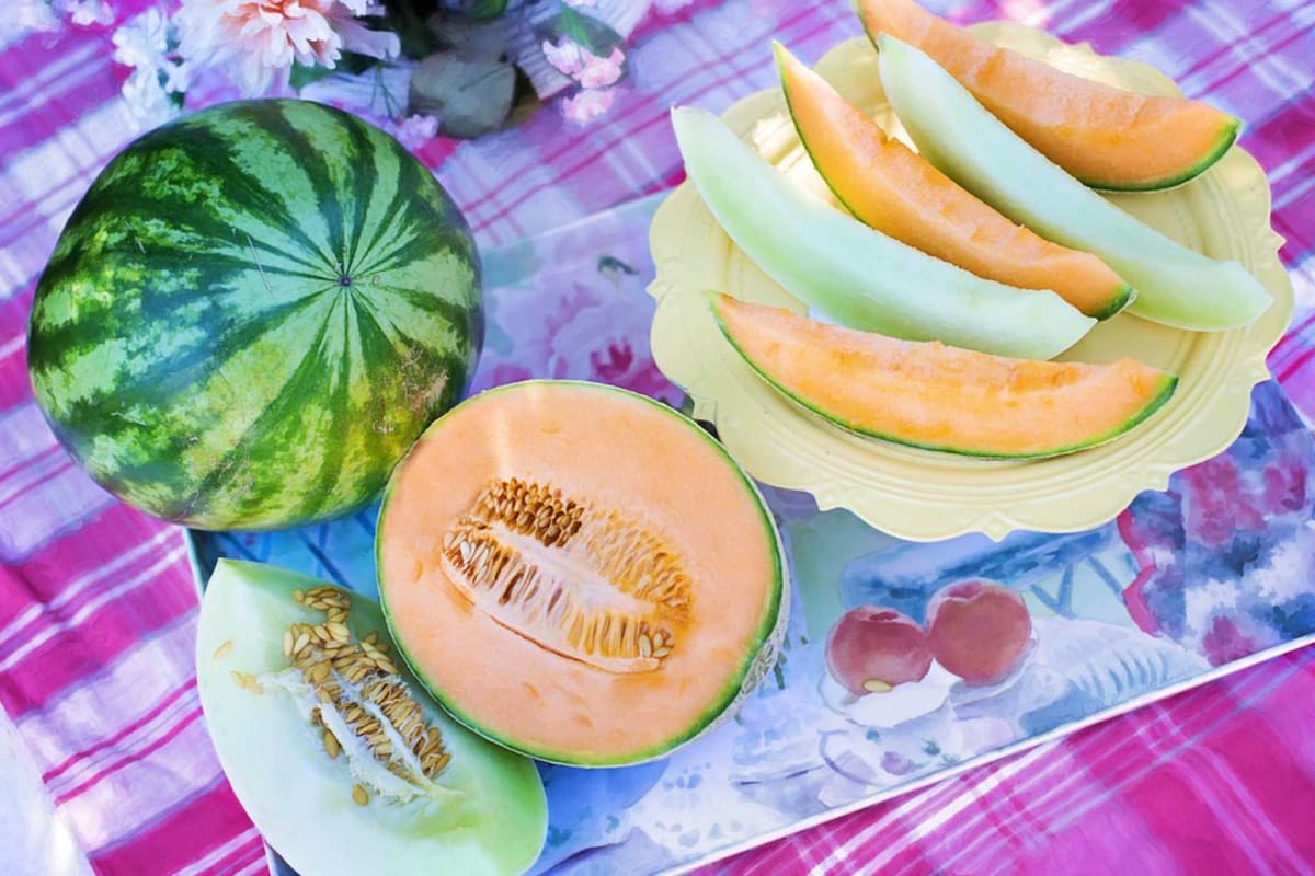 Melón y sandía (Pixabay)