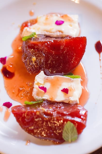 Membrillos con brie en Home Hotel