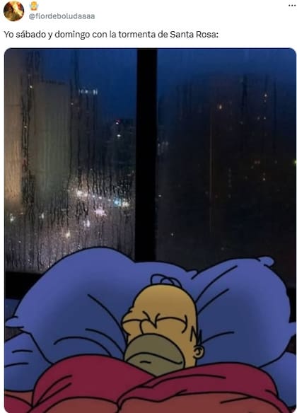 Meme de Santa Rosa con la imagen de Homero Simpson