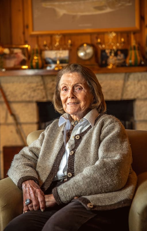 Meme Larivière, anfitriona de ley en Arroyo Verde, tradicional estancia de Villa Traful.
