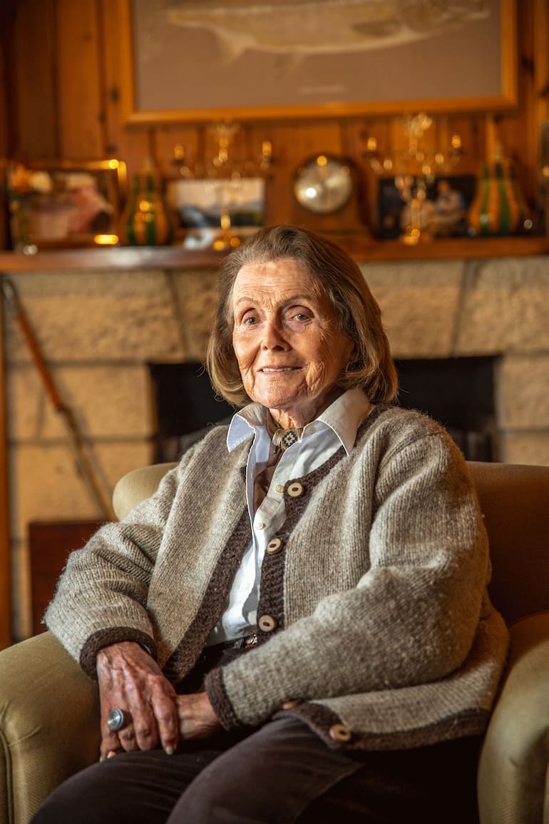 Meme Larivière, anfitriona de ley en Arroyo Verde, tradicional estancia de Villa Traful.