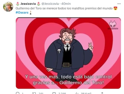 Meme sobre Guillermo del Toro