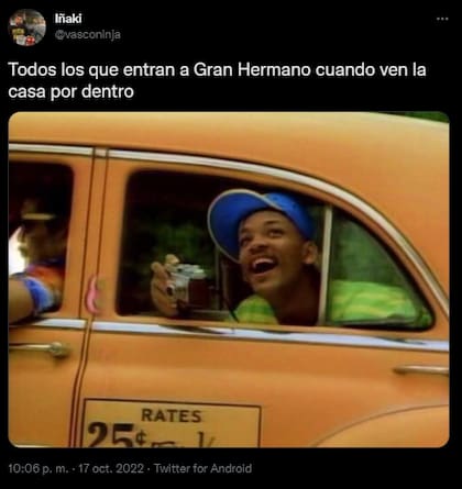 Meme sobre la primera emisión de Gran Hermano (Telefe)