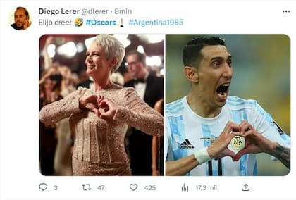 Meme sobre los premios Oscar