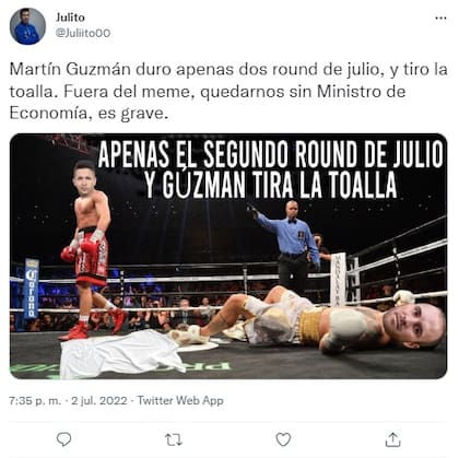 Memes de la renuncia de Martín Guzmán a su cargo como Ministro de Economía