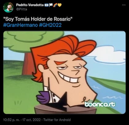 Memes sobre Tomás Holder, influencer rosarino que ingresó a la casa de Gran Hermano (Telefe)