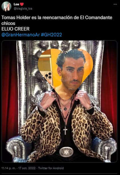 Memes sobre Tomás Holder, influencer rosarino que ingresó a la casa de Gran Hermano (Telefe)