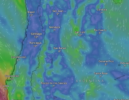 Mendoza se encuentra bajo alerta por vientos