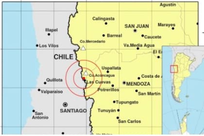Mendoza: sismo de de 5,8 grados en la escala Richter sacudió a la provincia.